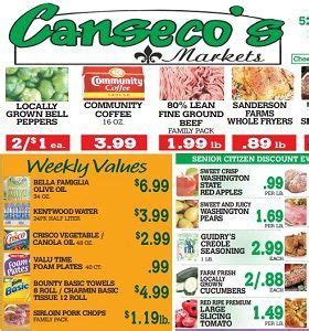 Carrollton Ave. . Canseco weekly ad